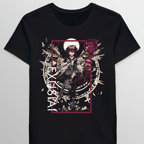 Remera Arknights Exusiai Character Portrait 53945555