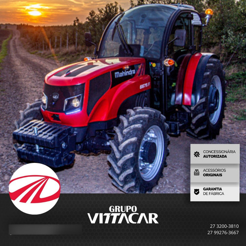 Trator Mahindra Modelo 6675f - 2024