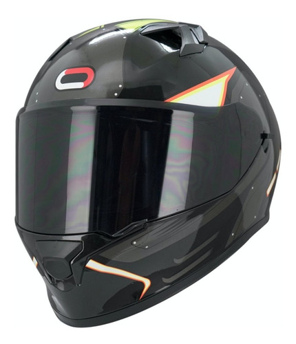Imagen 2 de 5 de Casco Roda Course Integral Certificado Dot Con Mica Humo