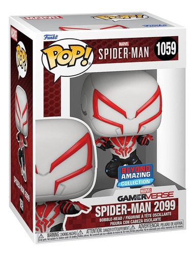 ¡funko Pop! Marvel: Beyond Amazing - Spider -man 2099, Conve