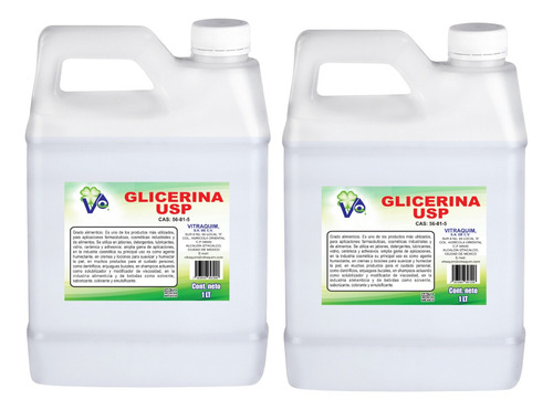 Glicerina Usp Grado Alimenticio Vitraquim 2 L