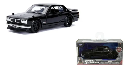 Nissan Skyline Brian Escala 1:32 Jada 13cm De Largo Metálico