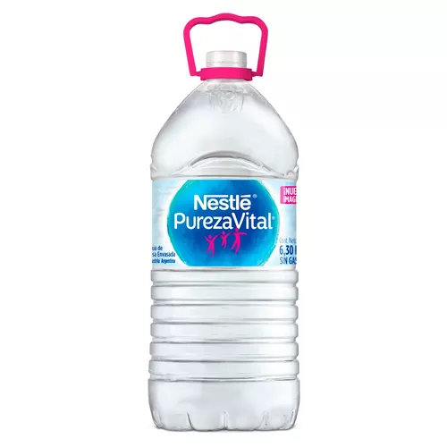 agua mineral nestle sin gas bidon x 6.300 cc.