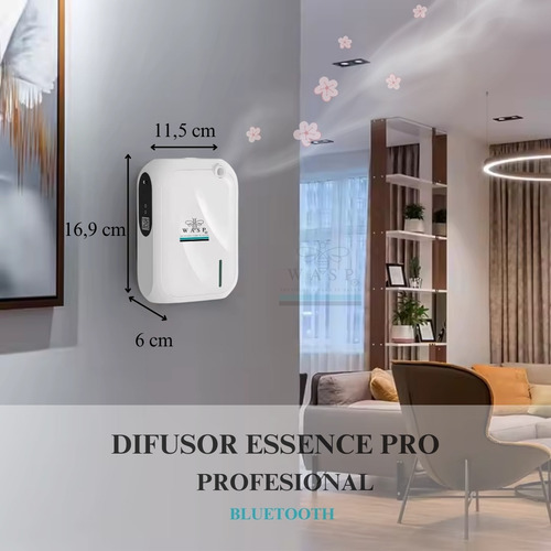 Difusor Aromatizador Wasp Essence Pro, Bluetooth 85m2