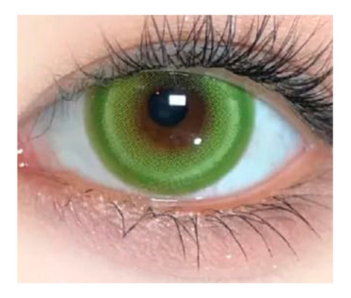 Pupilentes Verdes Suaves Lentes De Contacto Cosplay 