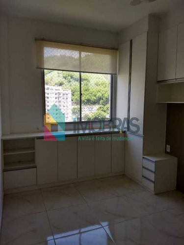 Imagem 14 de 15 de Luxuoso Apartamento Sala-quarto No Riachuelo, Com Infra, Varanda E Vaga Na Escritura. - Boap10498