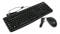Comprar Teclado E Mouse - Usb - Logitech Desktop Combo Mk120 - Preto