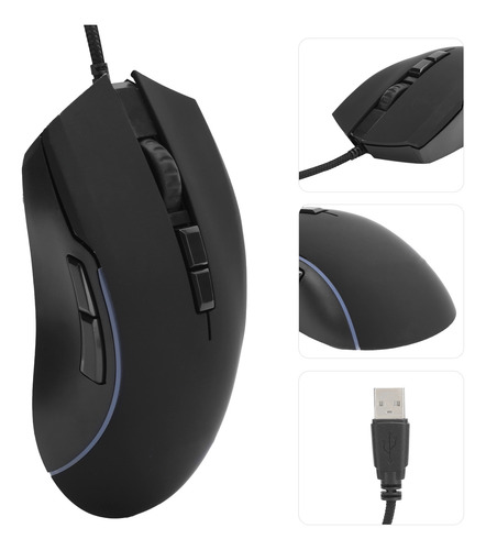 Mouse De Computador Yfruitful Wired 7200 Dpi Rgb Gaming 7 Bo