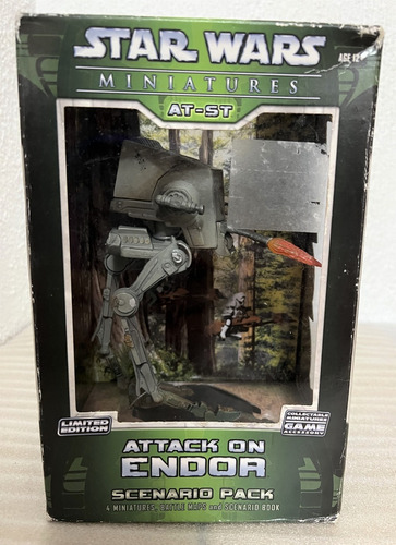 Star Wars Miniatures At-st Scout Walker (Usado)