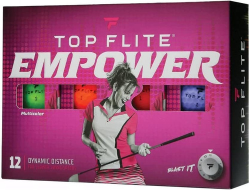 Pelotas Bolas De Golf Top Flite Empower Para Mujeres X12