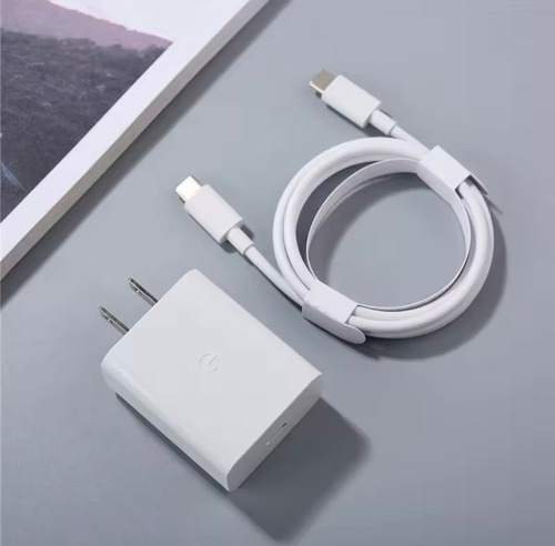 Cargador Google Pixel 30w + Cable Color Blanco