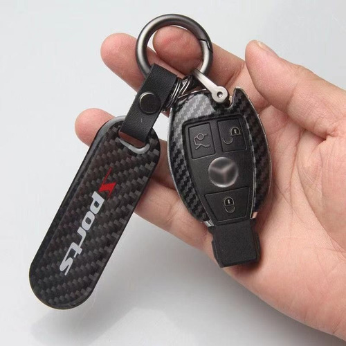 Llavero Mercedes Benz Fibra De Carbon Funda For Llave Auto