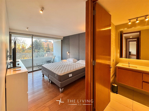 Departamento Amoblado En Arriendo 4 Dorm En El Las Condes.