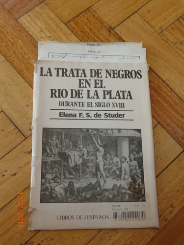 La Trata De Negros En El Rio De La Plata. Studer. Láminas