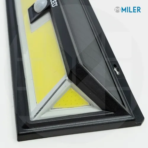 Aplique De Pared Led Solar 10w C/ Sensor Movimiento Macroled
