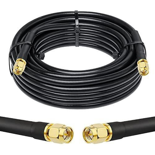 Mookeerf Cable Coaxial Sma Macho A Sma Macho De 50 Ohmios, C