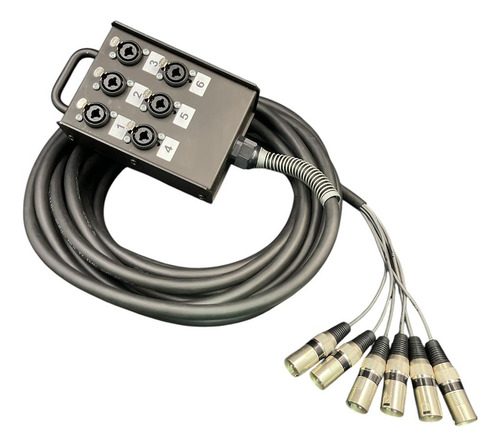 Medusa Multisom 6 Vias Com Conectores Combo - 5 Metros