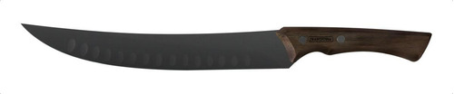 Cuchillo para carne Tramontina Churrasco con hoja de acero inoxidable negro