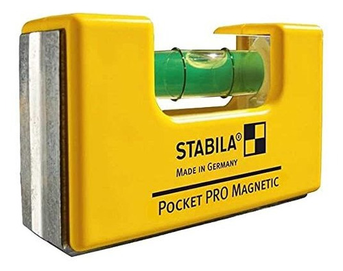 11901 Magnetic Pocket Level Pro Estuche Amarilla