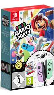 Mario Party Combo Pack Joycon + Juego Mario Party Metajuego