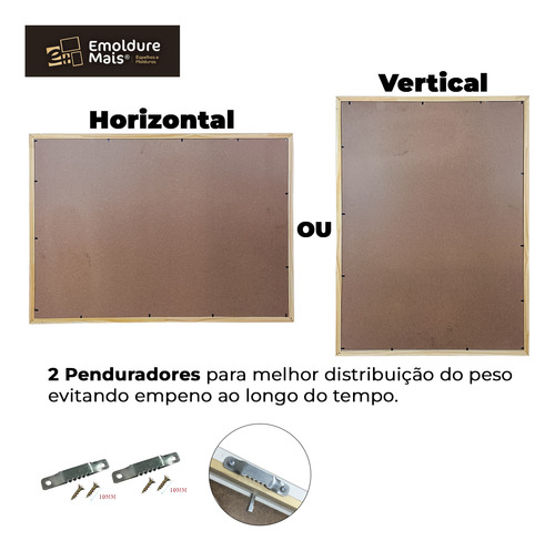 Kit 3 Moldura Com Vidro P/ Quebra Cabeça 45 X 62 1000 Peças
