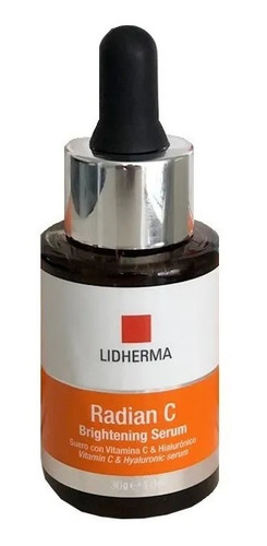Sérum Brightening Serum Lidherma Radian C con vitamina C y ac. hialurónico 30g