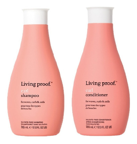 Living Proof  Curl Dúo Shampoo + Conditioner 355 Ml