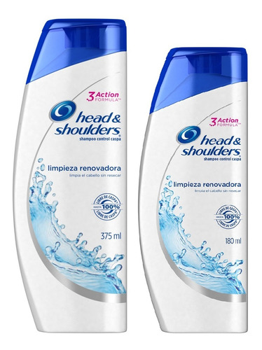  Shampoo Head & Shoulders 375ml + Shampoo Limp 180ml