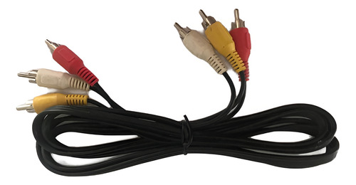 Cable 3 Rca A 3 Rca Av Audio Vídeo 1,70 Mts (Usado)