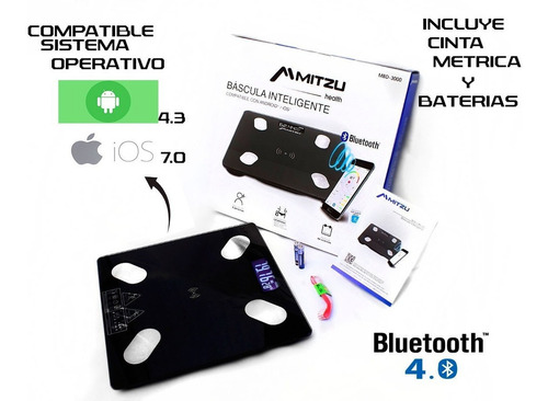 Bascula Inteligente Es Compatible Con Android/ios/bluetooth
