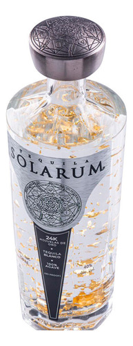 Tequila Solarum Blanco 24k 750ml