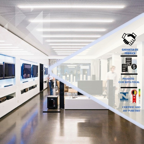 Imagem 3 de 4 de Lâmpadas Led Tubo 18w 6500k Bivolt