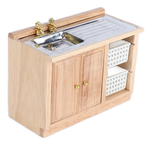 Fregadero De Cocina Realista En Miniatura 1:12 Mini