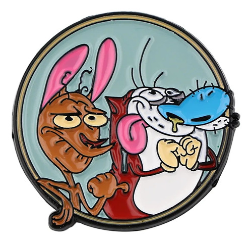 Pin Metálico Ren Y Stimpy 