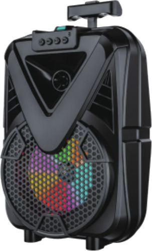 Parlante Sing-e Zqs8136 8 Pugadas Con Bluetooth Negro