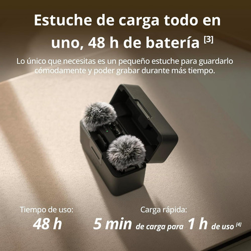 Dji Mic Mini (2 Tx + 1 Rx + Estuche De Carga) Inalámbrico