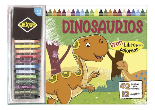 Dinosaurios Gran Libro Para Colorear