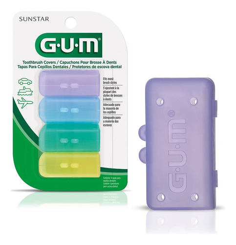 Fundas Para Cepillos De Dientes Gum-152rf Para Viajes, Casa