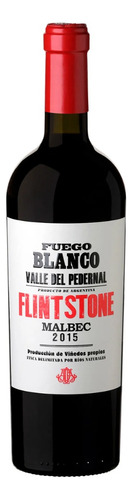Vino Fuego Blanco Flintstone Malbec X6 Zetta Bebidas