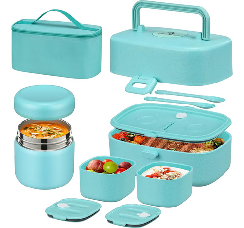 Lonchera Bento Con Termo De Sopa De 8 Oz, Caja Bento Sosteni