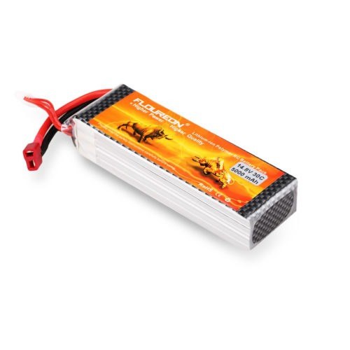 Floureon T Enchufe Batería De Lipo 4s 14.8v 5000mah 30c Para