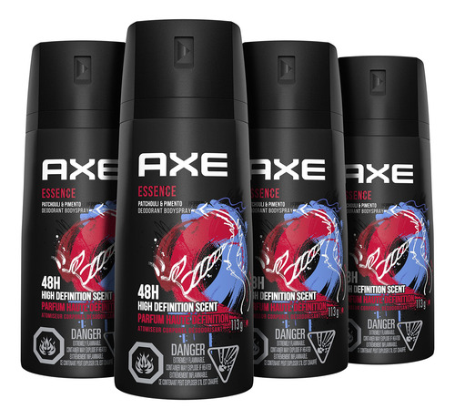 Desodorante Corporal Axe Essence Black Pepper & Cedarwood 12