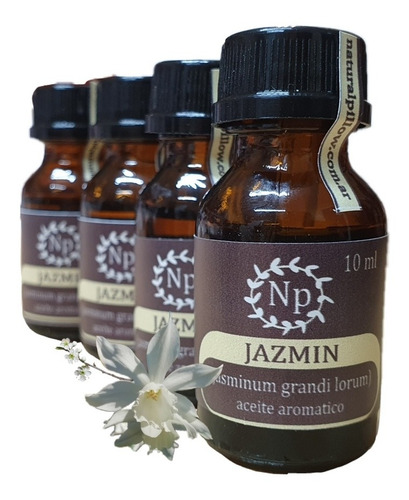 Imagen 1 de 5 de Aceite Esencial Aromático Jazmín Puro Aromaterapia Hornillo