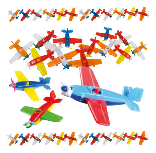 Mini Avião 50 Un Kit Prenda Atacado Brinquedos Para Festa