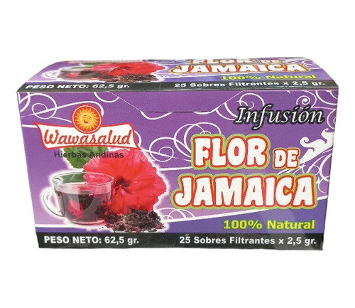 Te Flor Jamaica 25 Bolsitas 