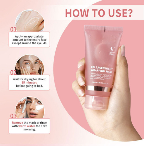 Mascarilla Envolvente Nocturna De Colágeno