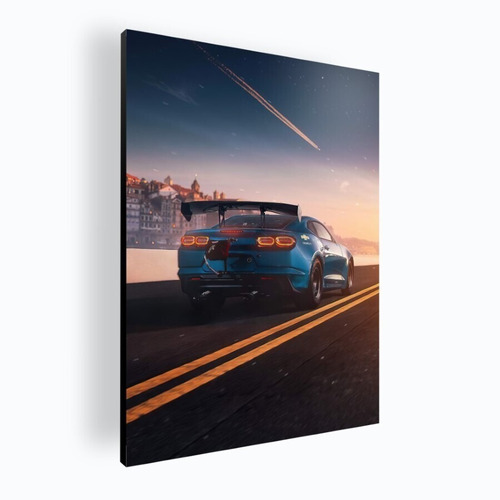 Cuadro Moderno Decorativo Poster Chevrolet 42x60 Mdf