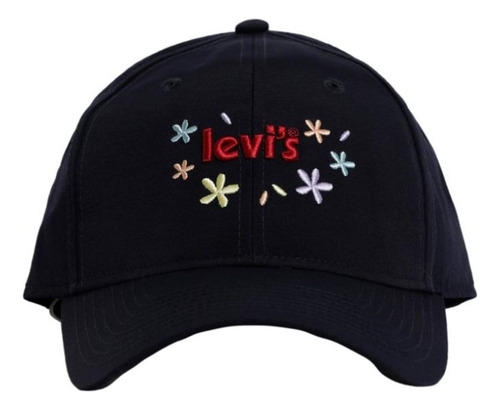 Gorra Curva Levis Azul Floreada Nueva Original
