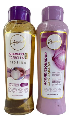 Shampoo Y Acondicionador De Cebolla Anye - mL a $85