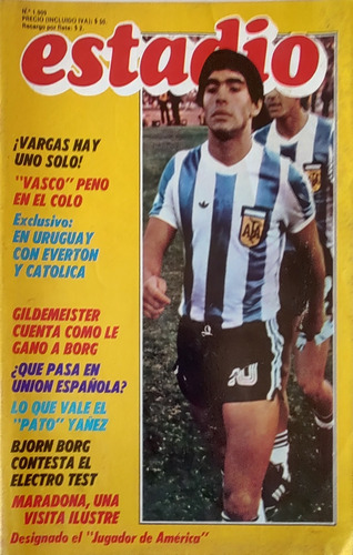 Revista Estadio N°1909 Maradona Una Figura Ilustre  (ee40
